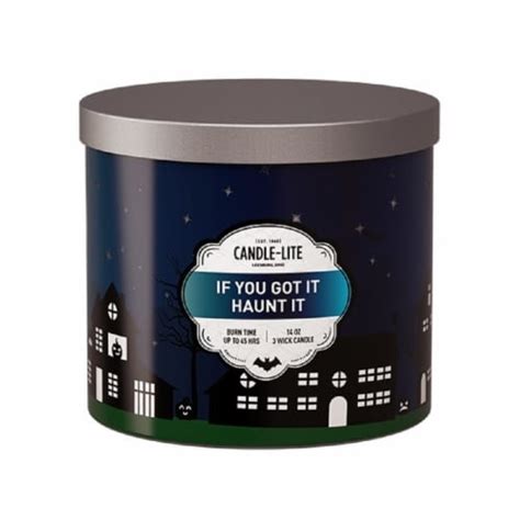 Candle Lite Oz If You Got It Haunt It Shrink Sleeve Halloween Jar