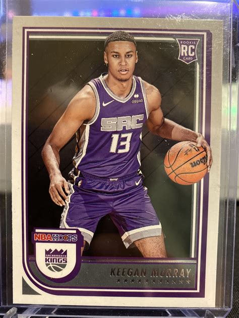 2022 23 Panini NBA Hoops Keegan Murray 234 Base Rookie RC Kings A2