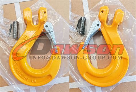 G80 Grade 80 Clevis Sling Hook With Cast Latch For Crane Lifting