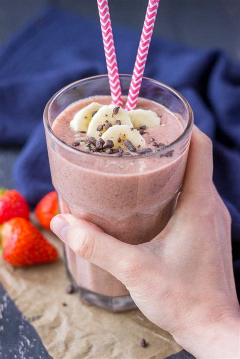 Healthy Strawberry Banana Smoothie Natalie S Health