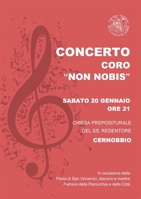 CONCERTO CORO NON NOBIS Comunità Pastorale Beata Vergine del Bisbino