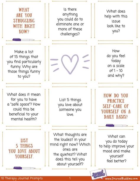 Therapy Printable Prompts