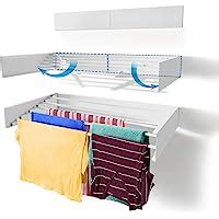 Step Up Laundry Drying Rack Airer Wall Mounted Retractable