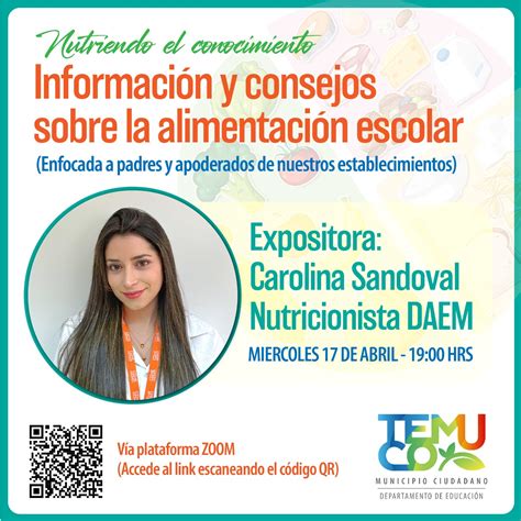 Informaci N Y Consejo Sobre Alimentacion Escolar Escuela Pedro De