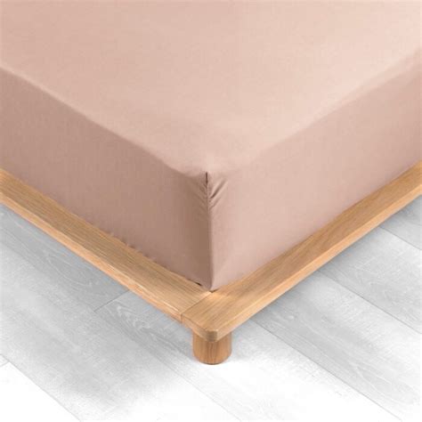 Drap Housse Personnes X Cm Bonnet Cm Percale De Coton Fils Nude Leroy Merlin