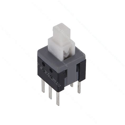 Кнопка з фіксацією 6х6 6pin