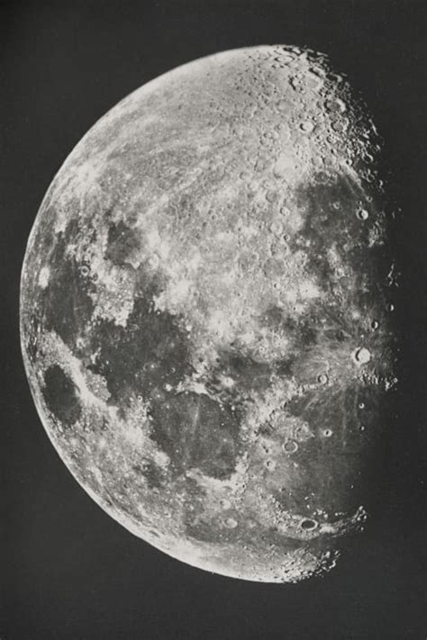 The Moon - First Quarter - The Art of the Photogravure