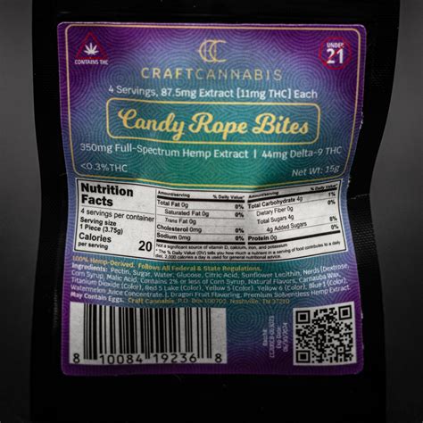 Candy Rope Bites – Craft Cannabis™ - The Holistic Connection