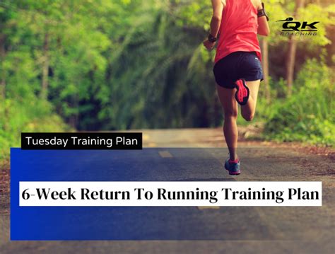 Tuesday Training Plan Week Return To Running Training Plan Coach