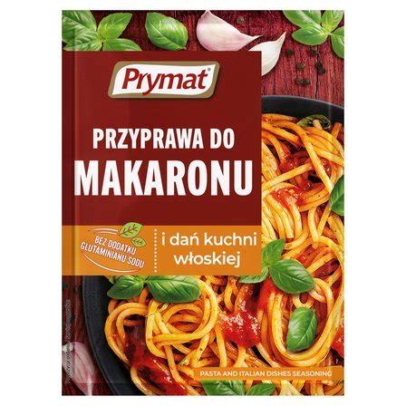 PRYMAT Przyprawa do makaronu i dań kuchni włoskiej