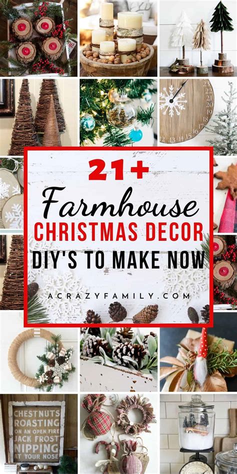 21+ Awesome Rustic Farmhouse Christmas Decorations to DIY