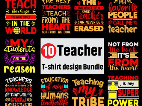 Teacher T Shirt Design Bundle By Akramul Hoque On Dribbble