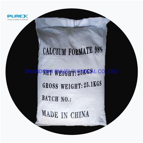 Industrial Grade CAS No 544 17 2 Purity 98 Min Calcium Formate For