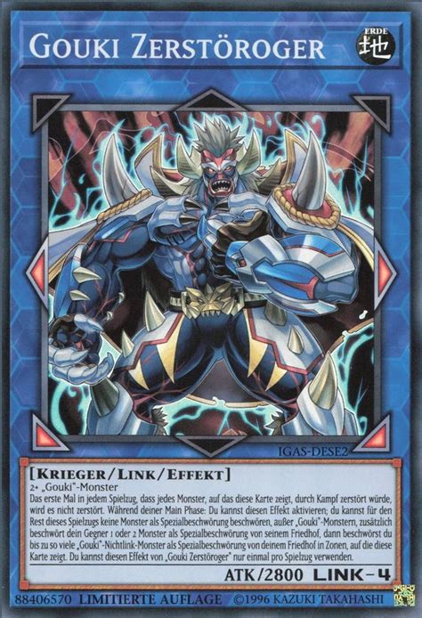 Recollectibles Sammelkarte Yugioh Karte Gouki Destroy Ogre Yu Gi Oh