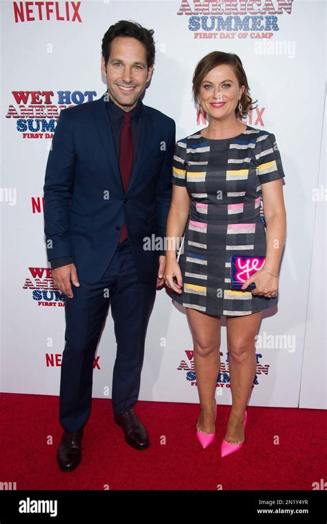 Paul Rudd And Amy Poehler Attend The Premiere Of Netflix S New Original Series Wet Hot