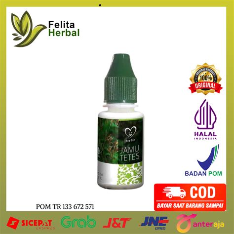 Jamu Tetes Hage Hage Jamu Tetes Hg Lazada Indonesia