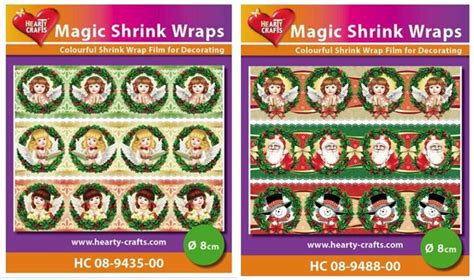 Hearty Crafts Shrink Banderole Magic Shrink Wraps Christmas Etsy