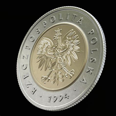 5 Zloty 3D Model $40 - .fbx .lwo .lxo .obj .unknown - Free3D
