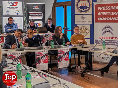 Presentato Il Rally Costa Del Gargano In Programma Sabato E