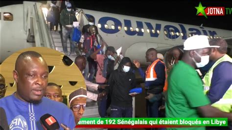 Retour volontaire rapatriement de 192 Sénégalais qui étaient bloqués