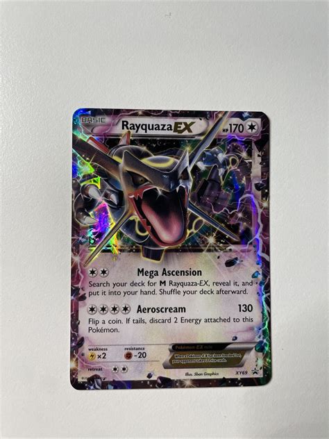 Shiny Rayquaza Ex Xy Black Star Promo Pok Mon Holo Card Values Mavin