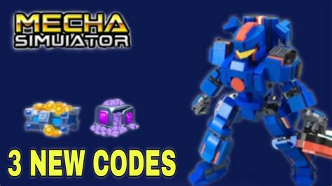 Mecha Simulator Roblox Redeem Codes 2022 New Mecha Simulator Roblox