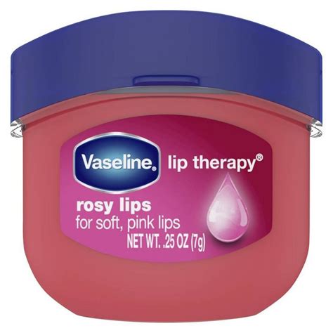 Vaseline Rosy Lip Therapy 0 25oz In 2024 Vaseline Lip Therapy Rosy