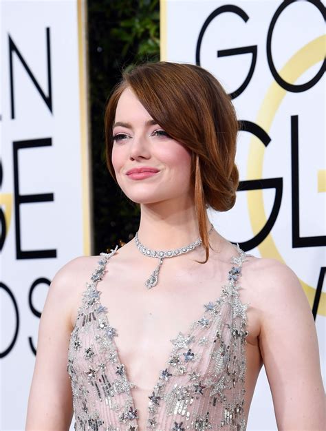 Emma Stone Golden Globe Awards In Beverly Hills 01 08 2017