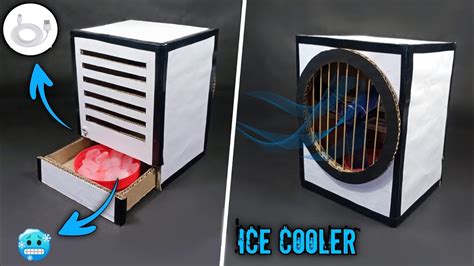 How To Make Air Cooler At Home Diy Cardboard Air Cooler घर पर