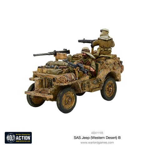 New: SAS Jeep (Western Desert) B - Warlord Games