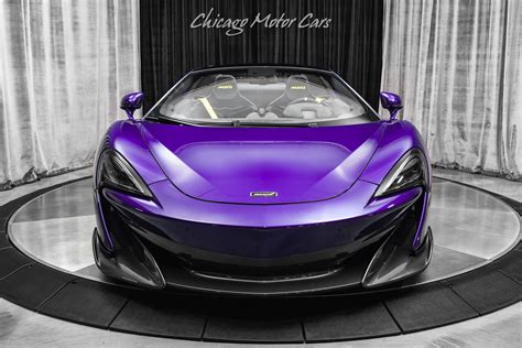 Used 2020 McLaren 600LT Spider Convertible MSO Lantana Purple Senna