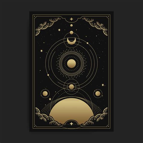 Solar System With Illustration Of The Sacred Geometry Of Planets