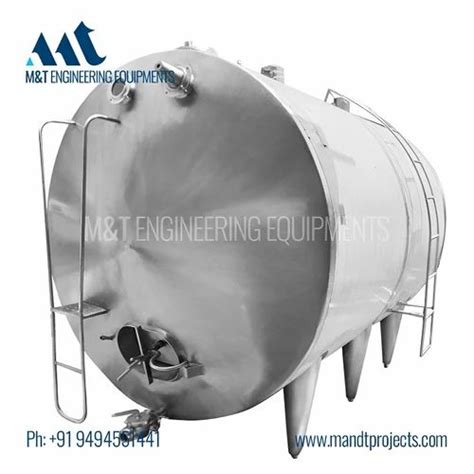 Horizontal Milk Storage Tank HMST 1000 5000 L At Rs 450000 In