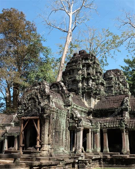 Las Ruinas Del Complejo Del Templo De Ta Prohm En Camboya Patrimonio