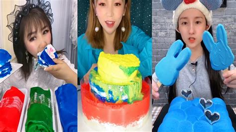 Eating Show Asmr Cake Cakes Mukbang Mukbang Compilation Kwai Enjoy Mukbangs 90 Youtube