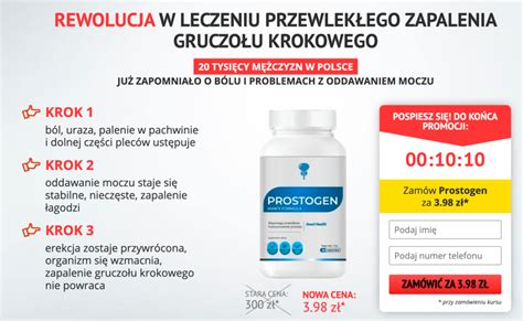 Prostogen Kapsułka na prostatę Recenzje Korzyści Działa Cena Poland