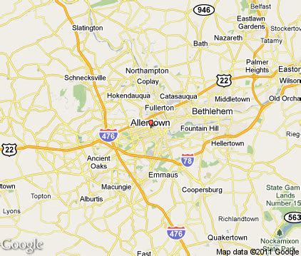 Allentown Vacation Rentals, Hotels, Weather, Map and Attractions