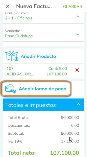 Elaborar Factura Electr Nica De Venta Desde La App M Vil Portal De