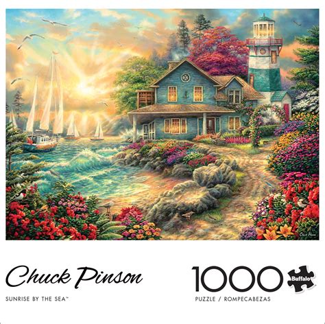 Buffalo Games Chuck Pinson Sunrise By The Sea 1000 Pieces Jigsaw