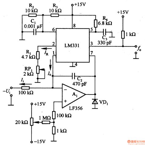 Voltage To Frequency Converter Circuit Diagram