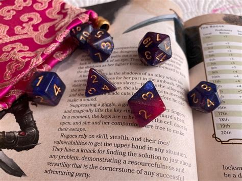 WISH Dnd Dice Set For Dungeons And Dragons Rpg Ttrpg D20 Etsy