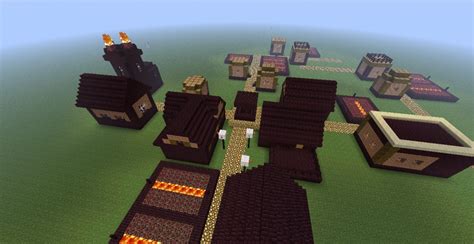 Nether Village Minecraft Map