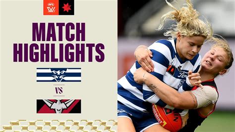 Geelong V Essendon Highlights Nab Aflw Finals Youtube