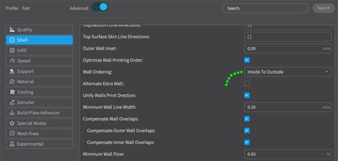 creality print   print   outer wall creality flagship