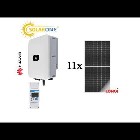 Huawei Kit De Sistema Fotovoltaico Kw H Brido Monof Sico Inversor E