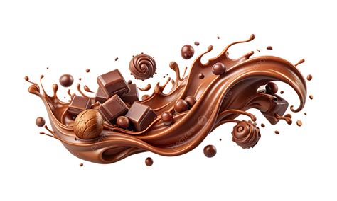 Melted Chocolate Splash Liquid Drop Of Water Dessert Png Transparent