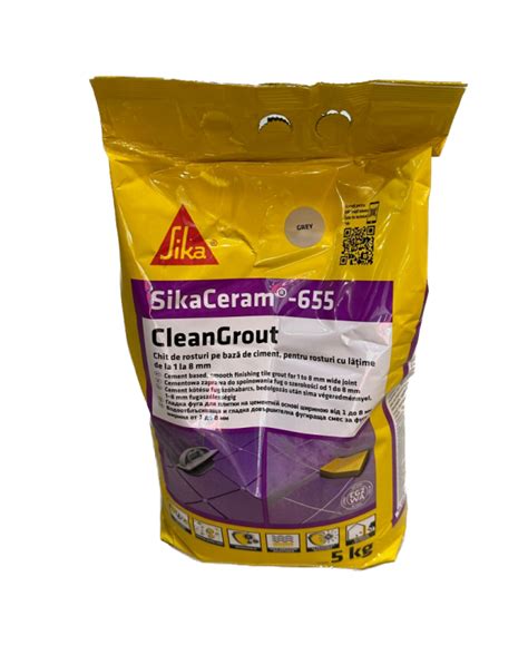 SikaCeram 655 CleanGrout Grey 5 Kg