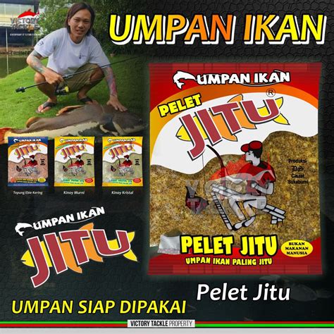 Jual UMPAN MANCING IKAN PELET JITU KINOY MURNI KINOY KRISTAL