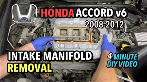 Honda Accord L V Intake Manifold Removal Youtube