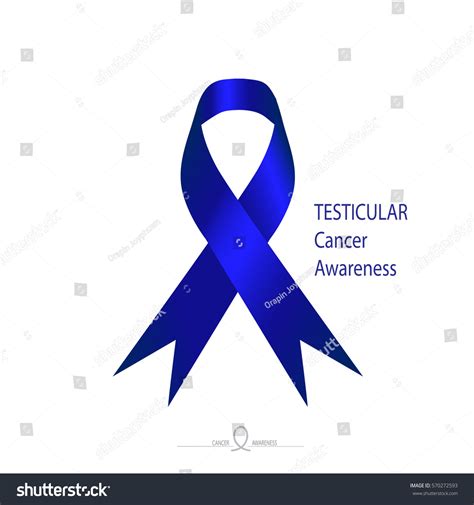 Testicular Cancer Awareness Royal Blue Color Royalty Free Stock